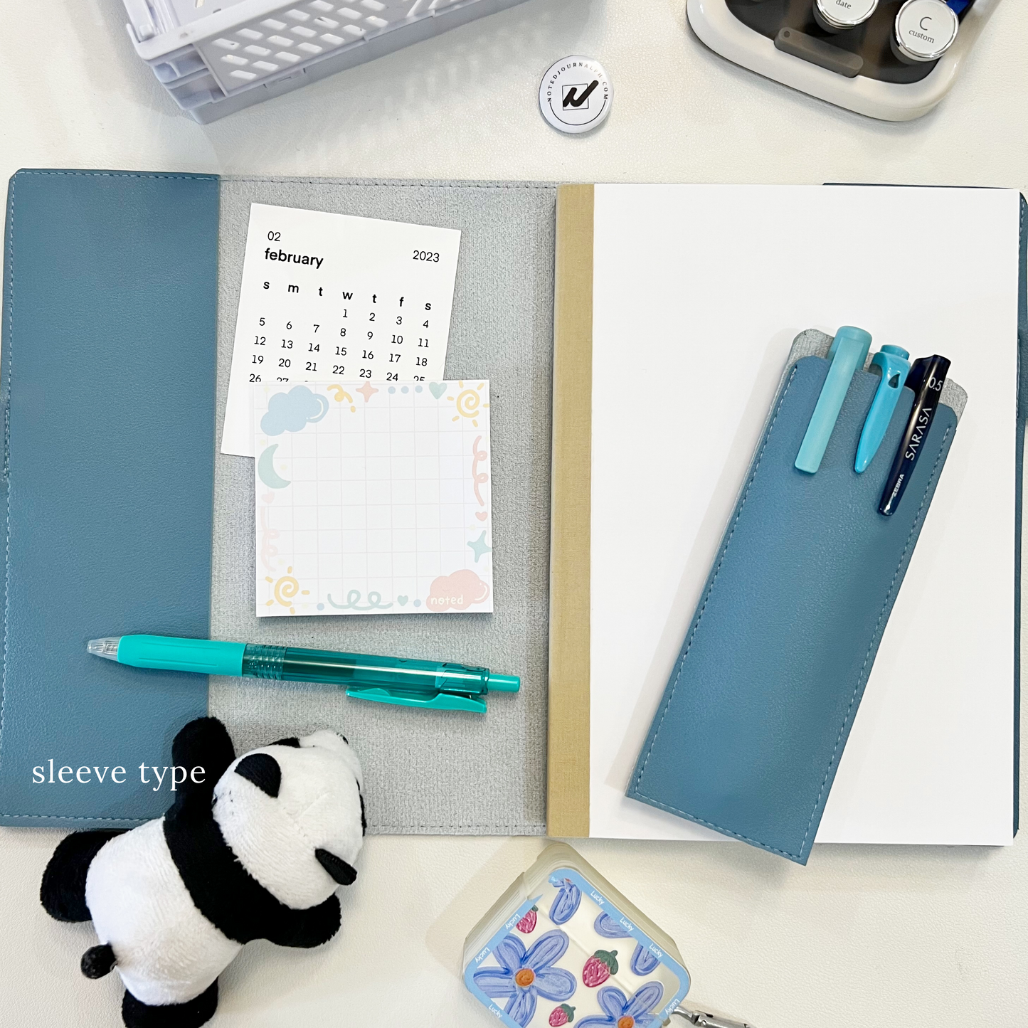 Noted Slim Grid Notebook & Hobonichi Weeks Cover