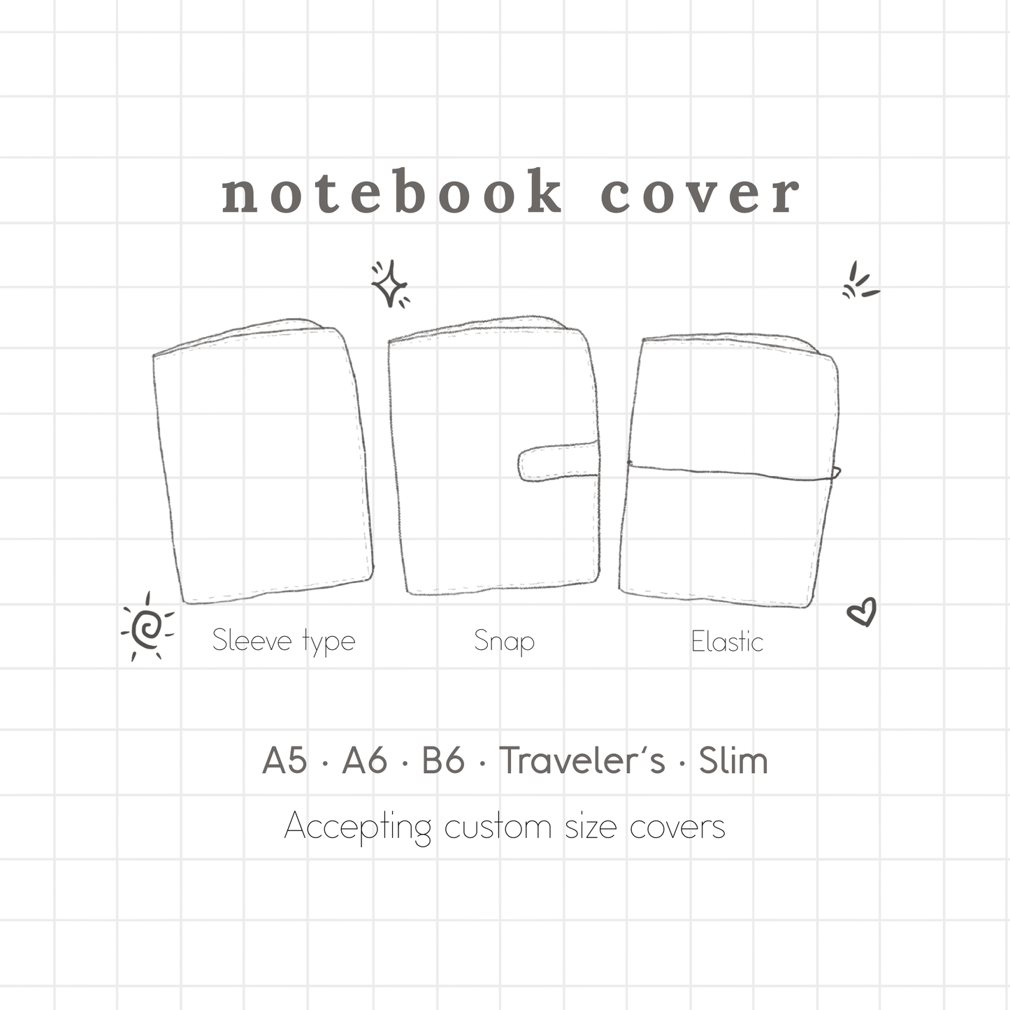 Noted Slim Grid Notebook & Hobonichi Weeks Cover