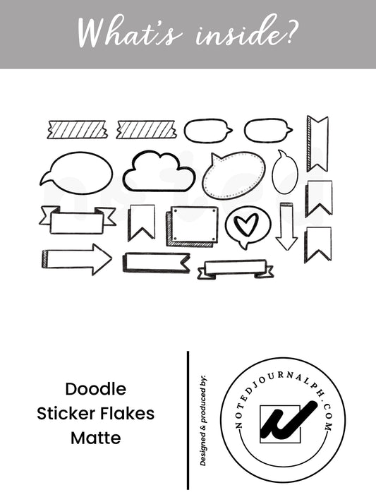 Doodle Sticker Flakes