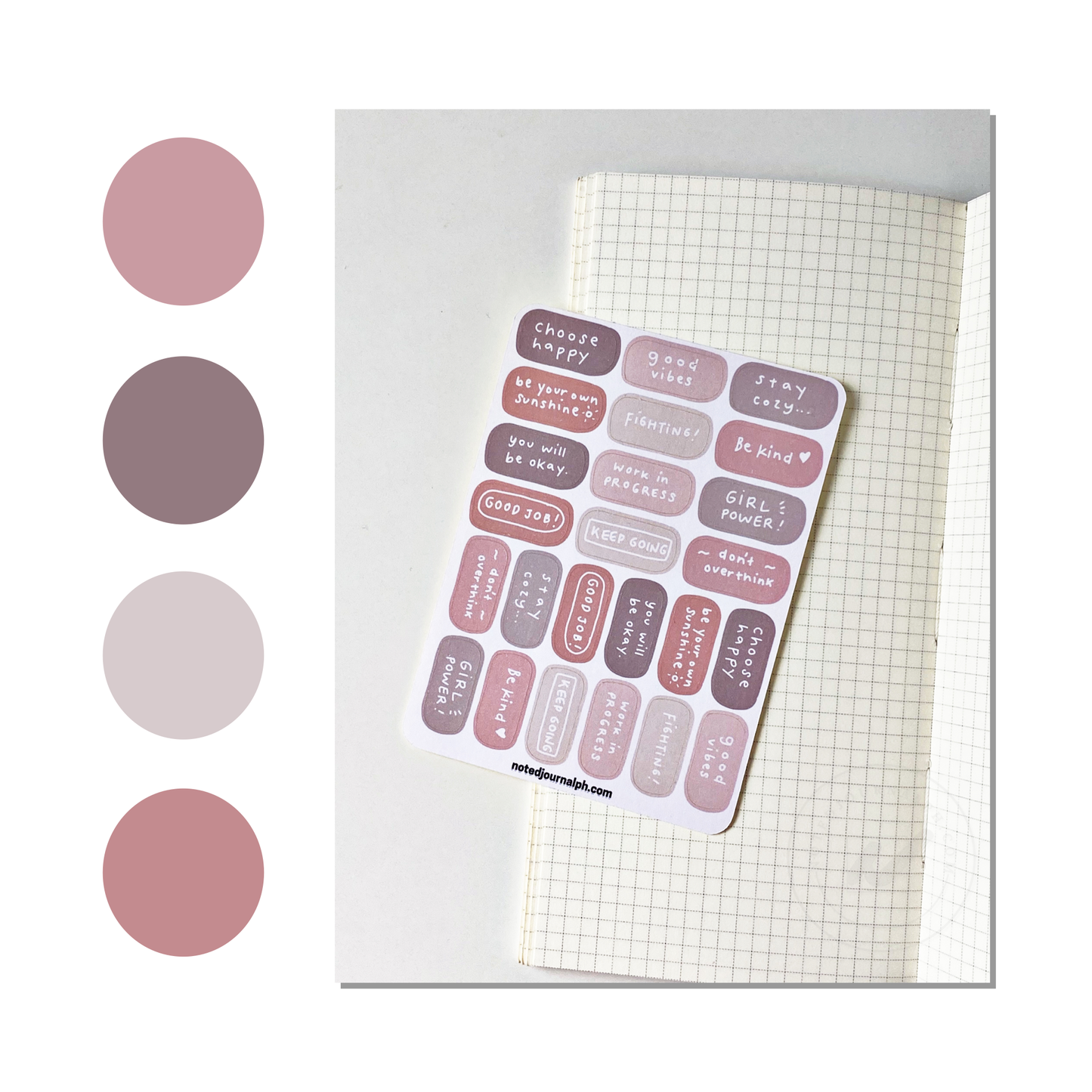 Nude Tone Sticker Sheet