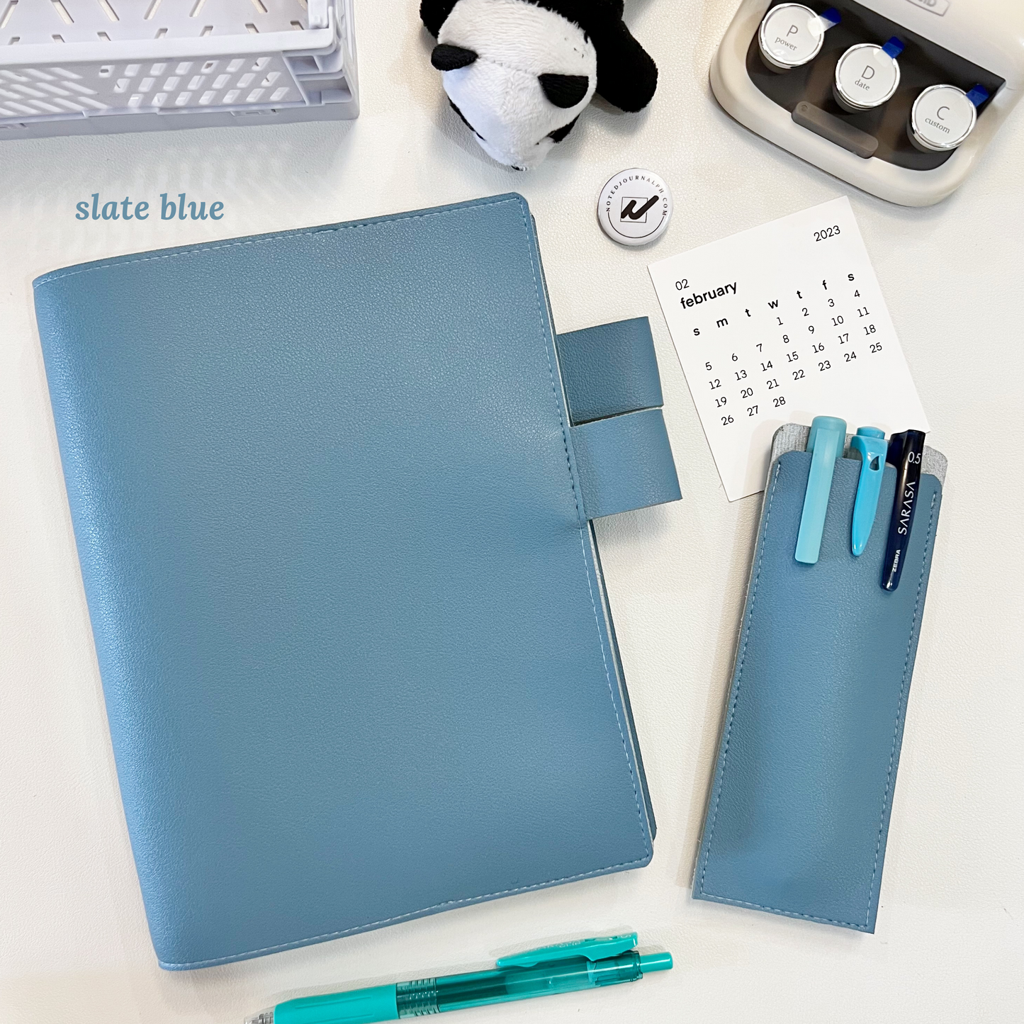 Noted Slim Grid Notebook & Hobonichi Weeks Cover