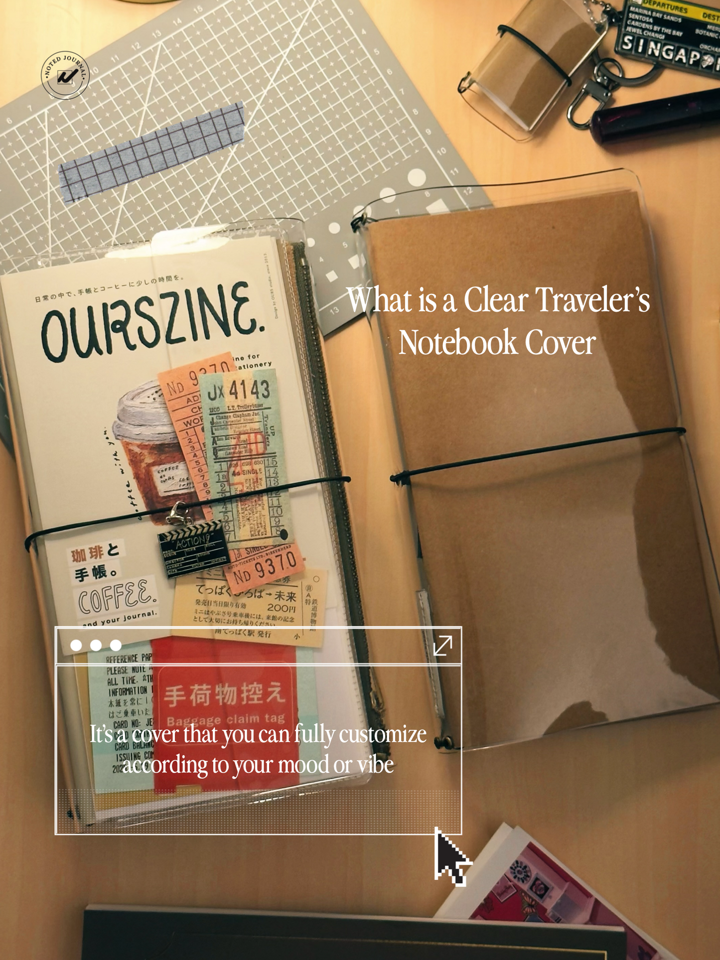 Clear Traveler’s Notebook Cover