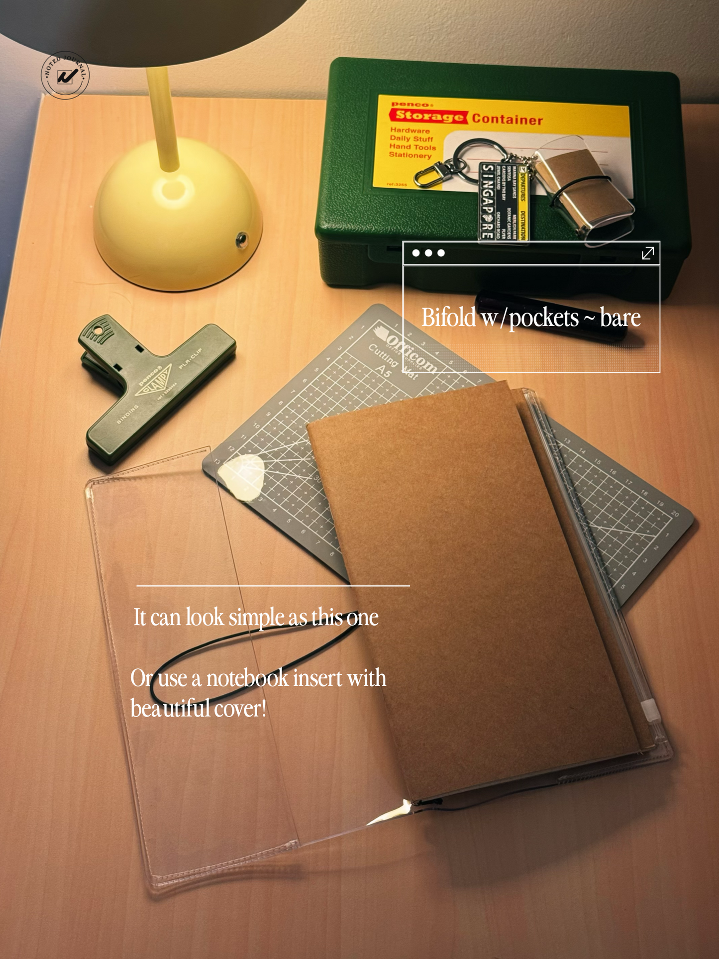 Clear Traveler’s Notebook Cover