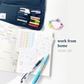 Work From Home Sticker Set (3pcs)