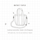 Mini Tote - Vertical
