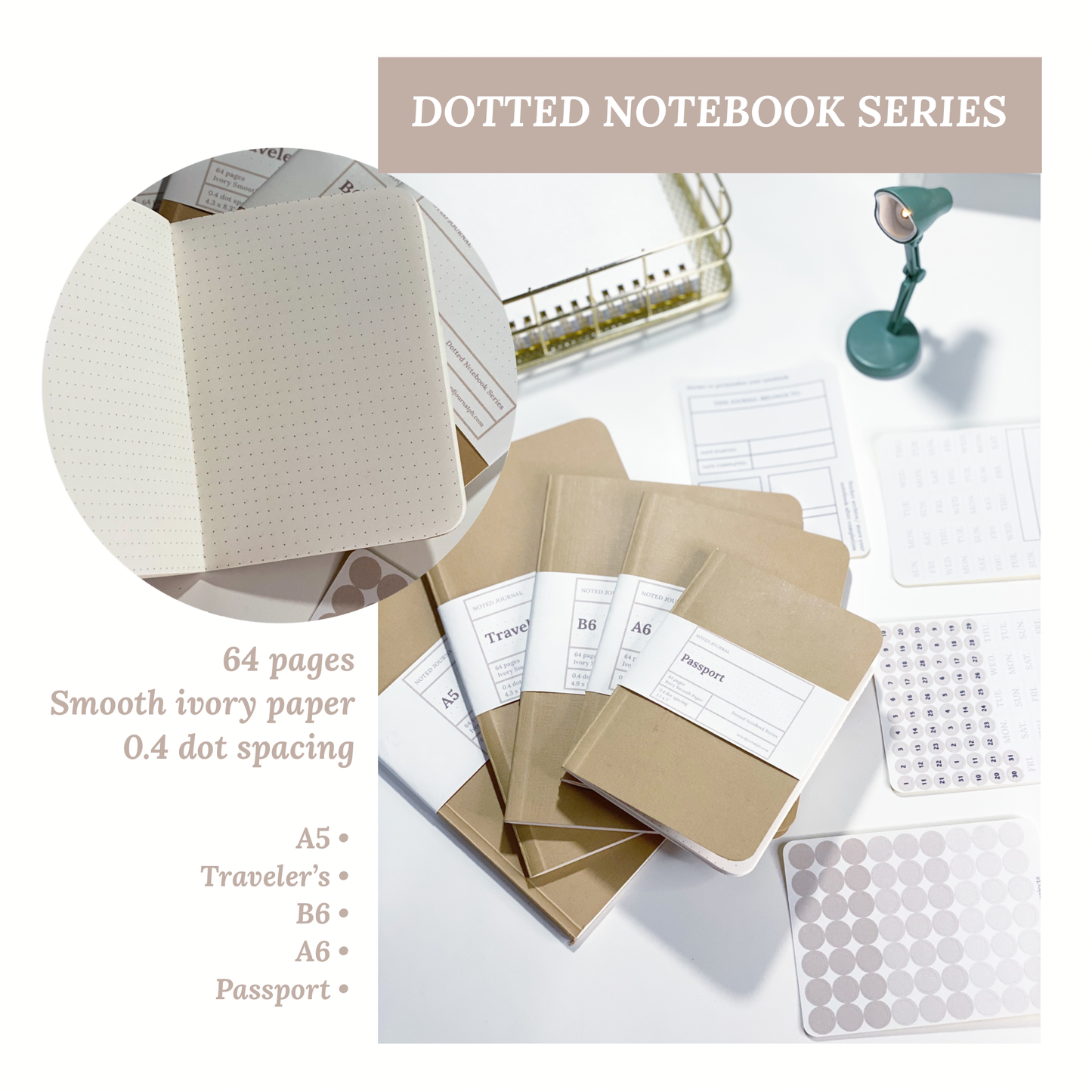 Thin Dotted Notebook Series