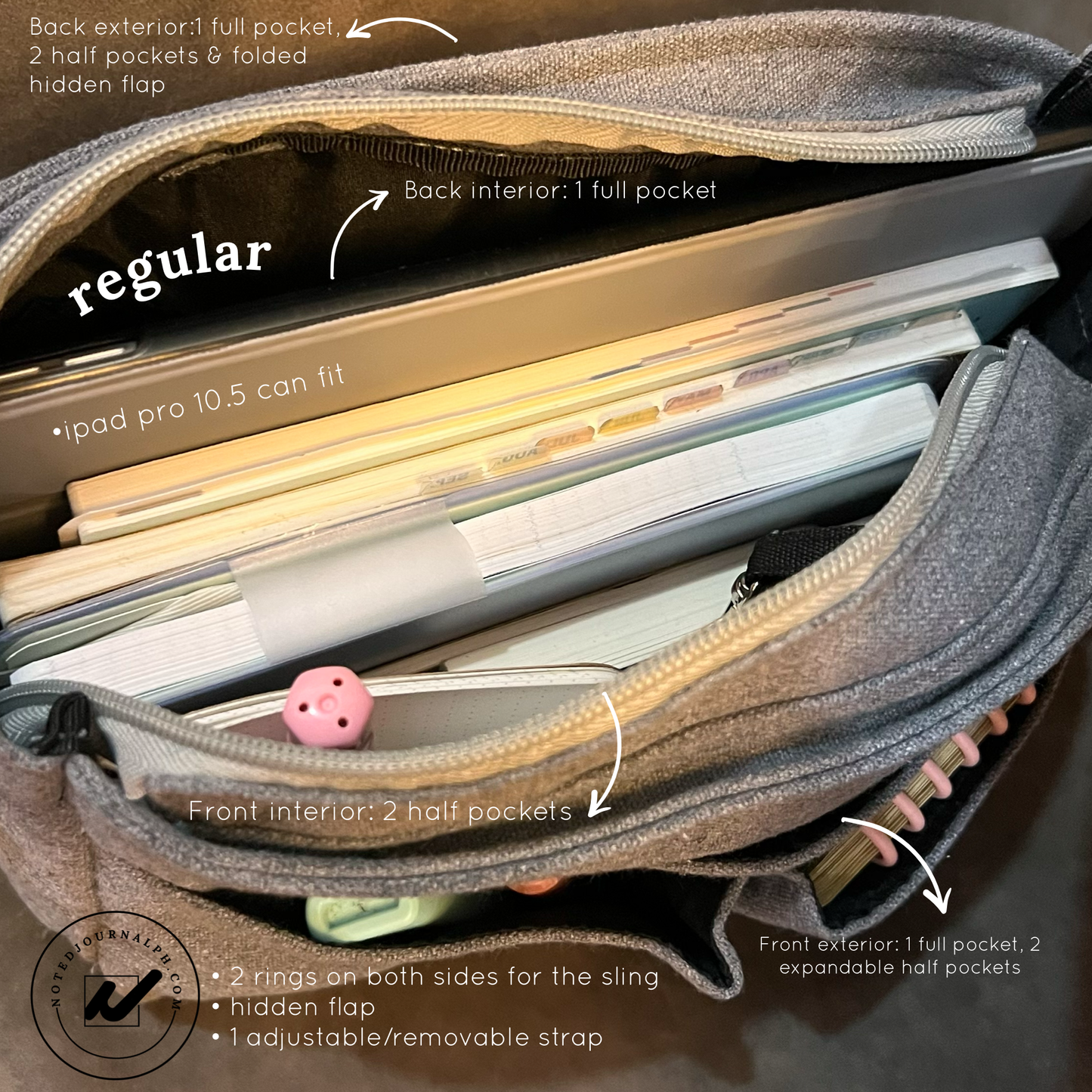 The Noted Pouch ~ Sling