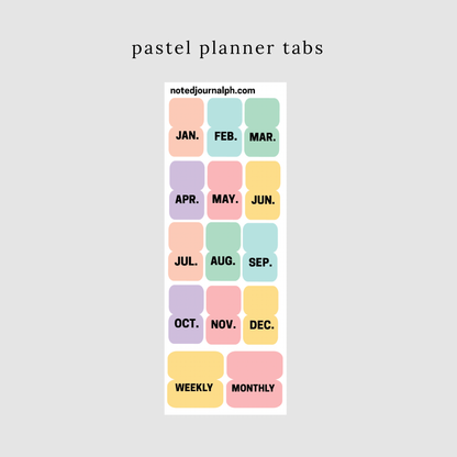 Planner Tabs (Waterproof)