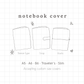 Noted Slim Grid Notebook & Hobonichi Weeks Cover