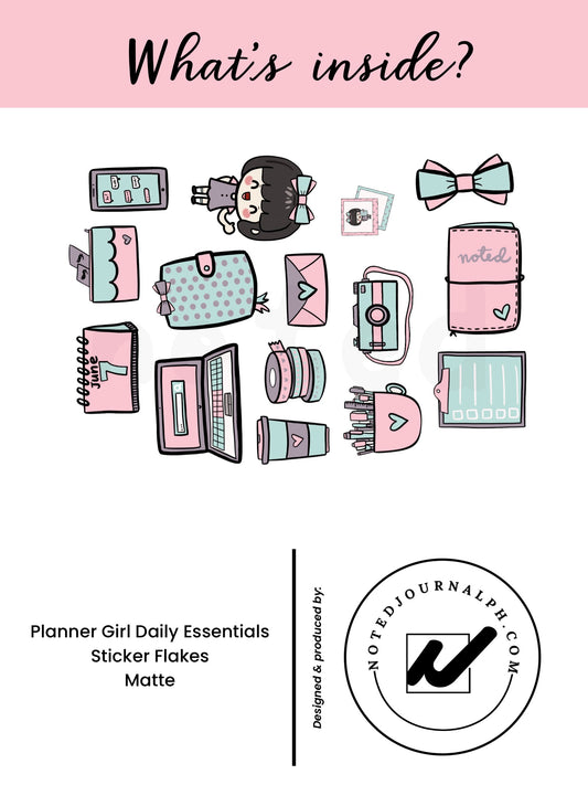 Planner Girl Daily Essentials Sticker Flakes