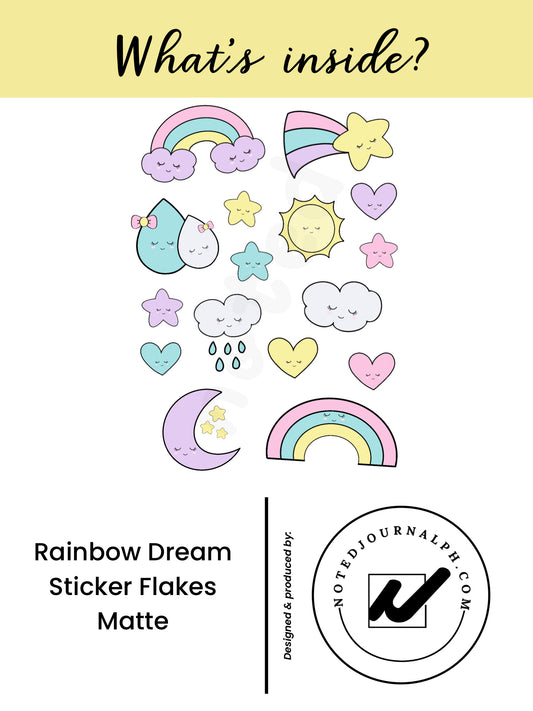 Rainbow Dream Sticker Flakes