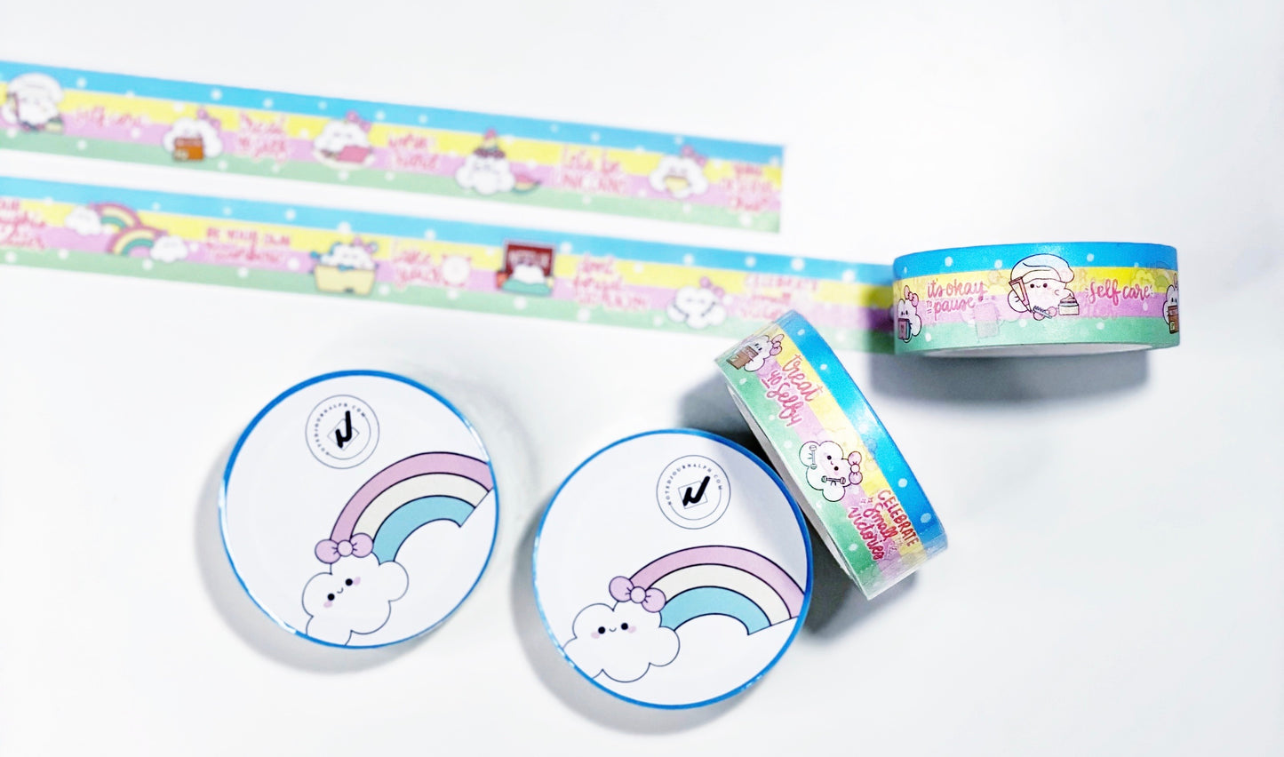 Kumo Over The Rainbow Washi Tape