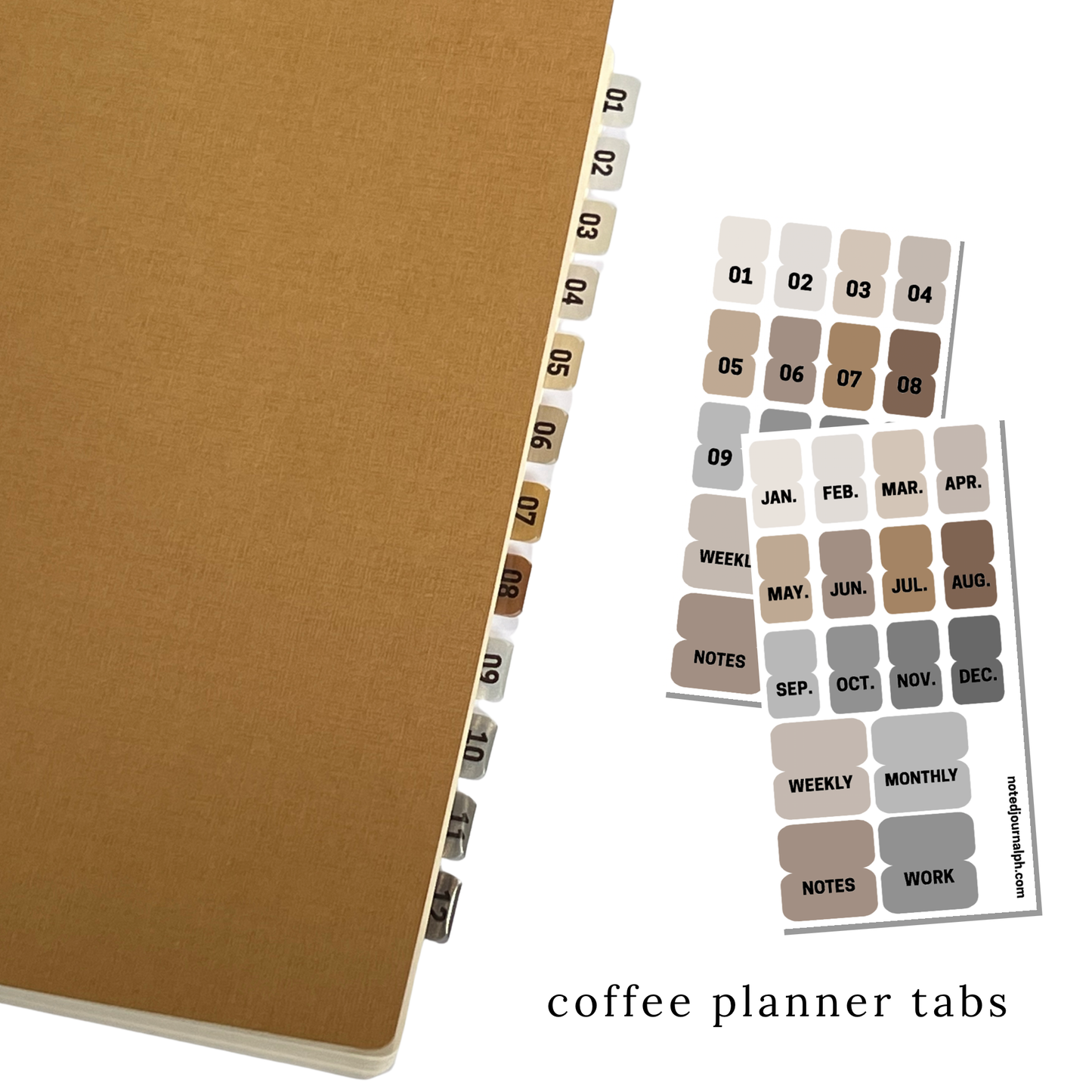 Planner Tabs (Waterproof)