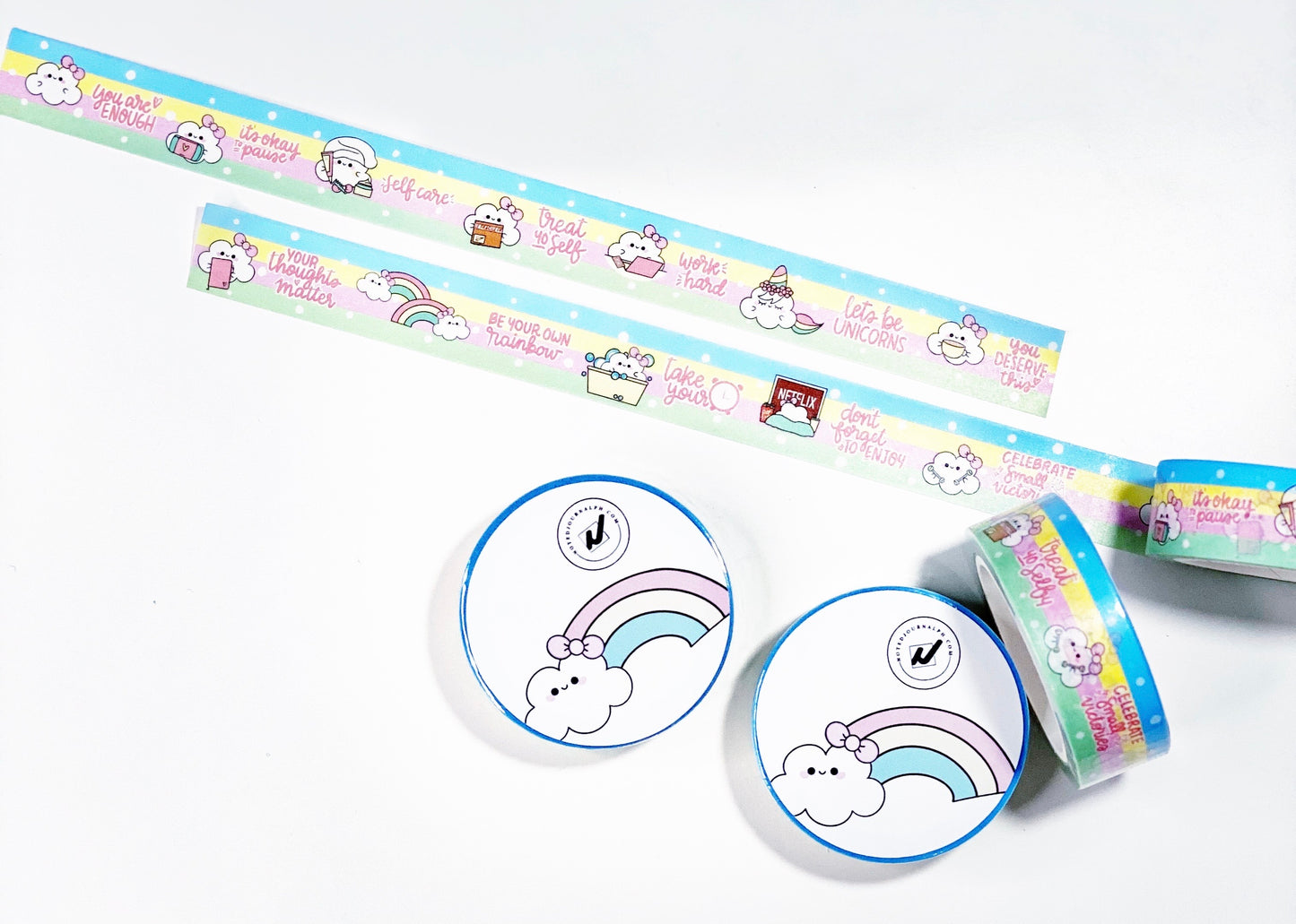 Kumo Over The Rainbow Washi Tape