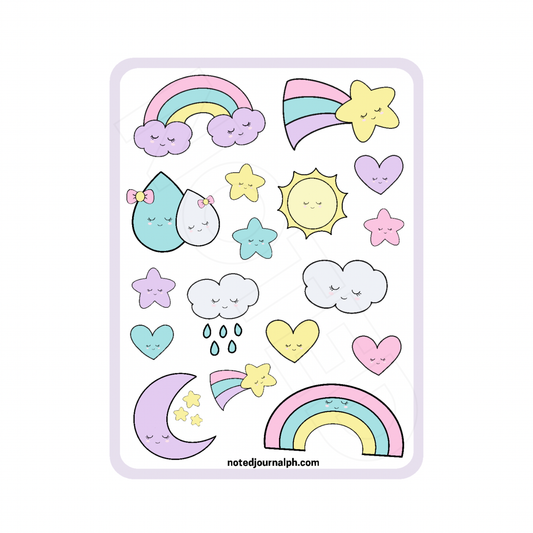 Rainbow Dream Sticker Sheet