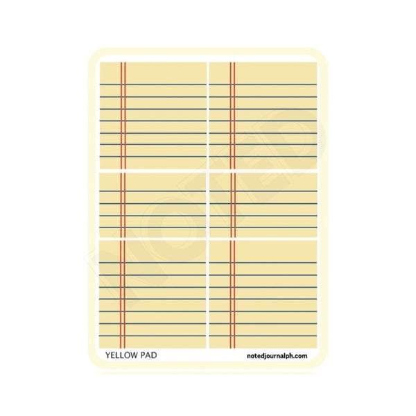 Paper Series Sticker Sheet – Noted Journal