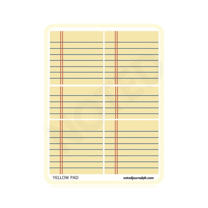 Paper Series Sticker Sheet – Noted Journal