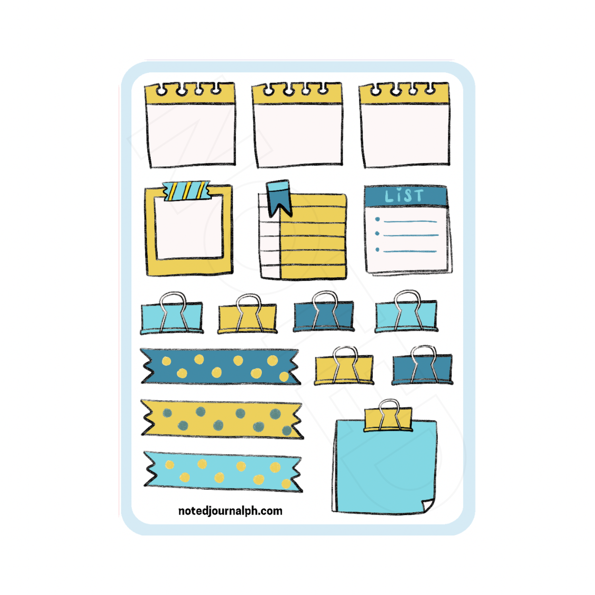Paper Lover Sticker Sheet – Noted Journal