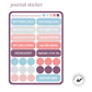 Journal Prompt Sticker Sheet